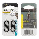 Nite Ize S-Biner MicroLock (2 Pack) - Black