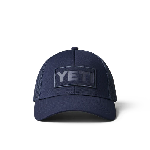 Yeti Patch Trucker Hat - Navy on Navy