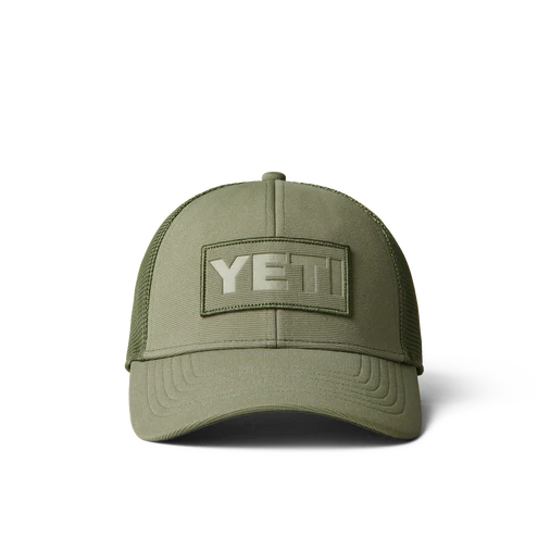 Yeti Patch Trucker Hat - Olive on Olive