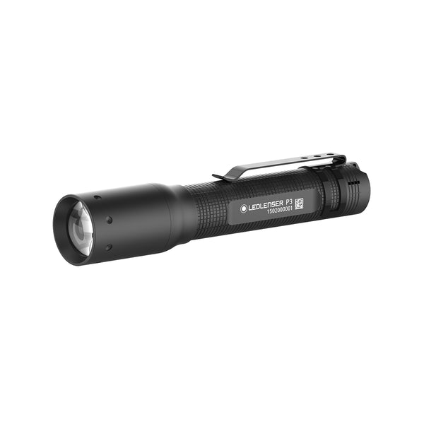 Ledlenser P3 Flashlight Torch - Black