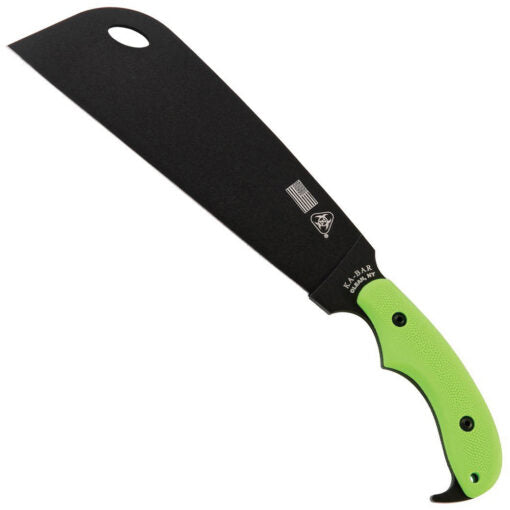 KA-BAR Zombie Knives Zomstro Cleaver Machete 10-1/4″ Black Plain Blade, Interchangeable Handles (KB5705)