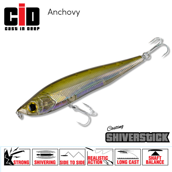 CID Shiverstick Lure 65mm Anchovy