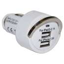 Autoking 12/24 Volt Accessory Plug with Twin USB Port