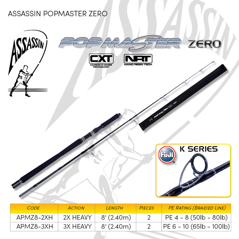 Assassin Popmaster Rod APM8-2XH PE4-8