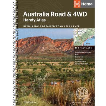 Hema Australia Road & 4WD Handy Atlas - 184 x 248mm