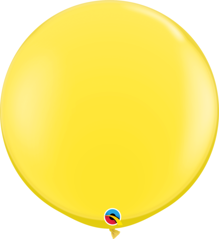 Qualatex Balloon 90cm (Pack of 2) - Yellow