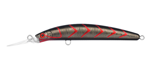 Daiwa Double Clutch 115 Lure Black Red Suji