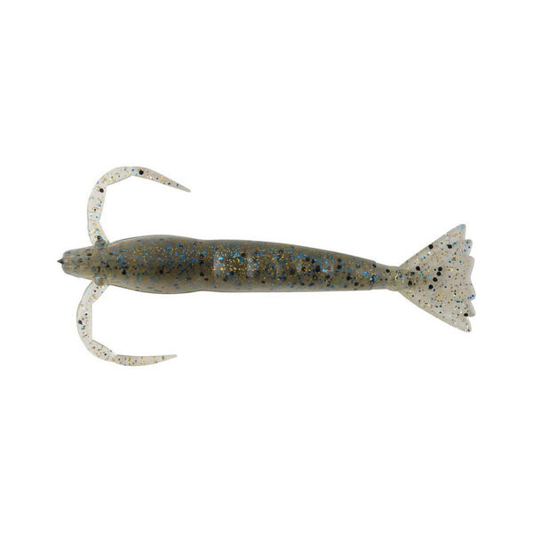 Berkley Powerbait Nemesis Shrimp Lure 3inch Blue Shiner Gold