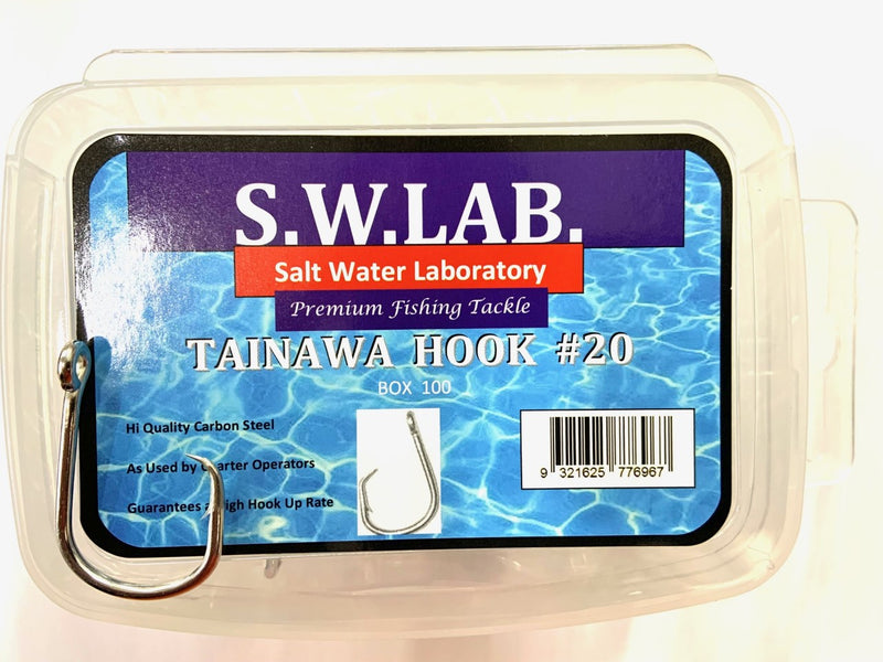 S.W Lab Tainawa Hooks Size 20 100pce