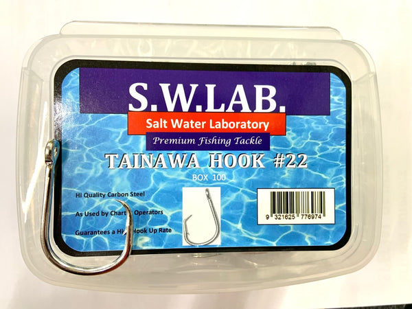 S.W Lab Tainawa Hooks Size 22 100ce
