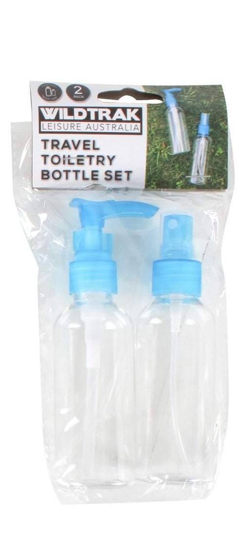 Wildtrak Travel Toiletry Bottle Set (2 Pieces)