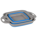 Wildtrak Expanda Collapsible Strainer (29cm x 22cm x 8cm) - Blue