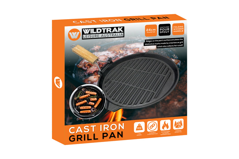 Wildtrak 24cm Round Grill Pan (1.3kg)