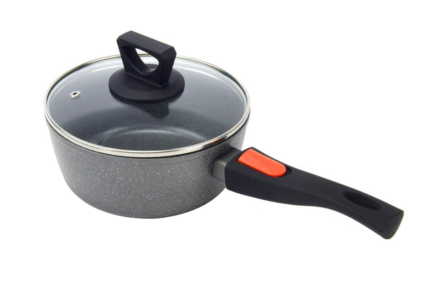 Wildtrak Non Stick Saucepan with Lid and Detachable Handle