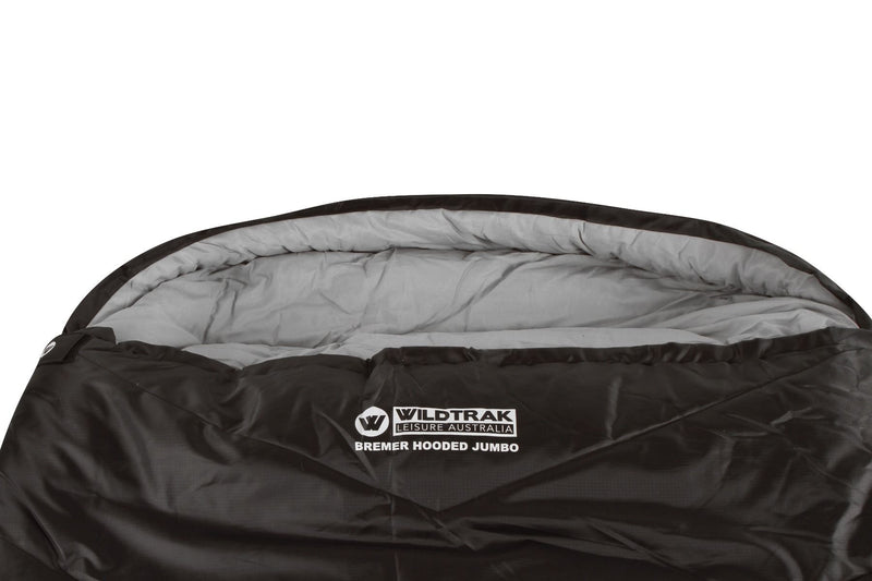 Wildtrak Bremer Hooded Jumbo Sleeping Bag (-5c > 0c)