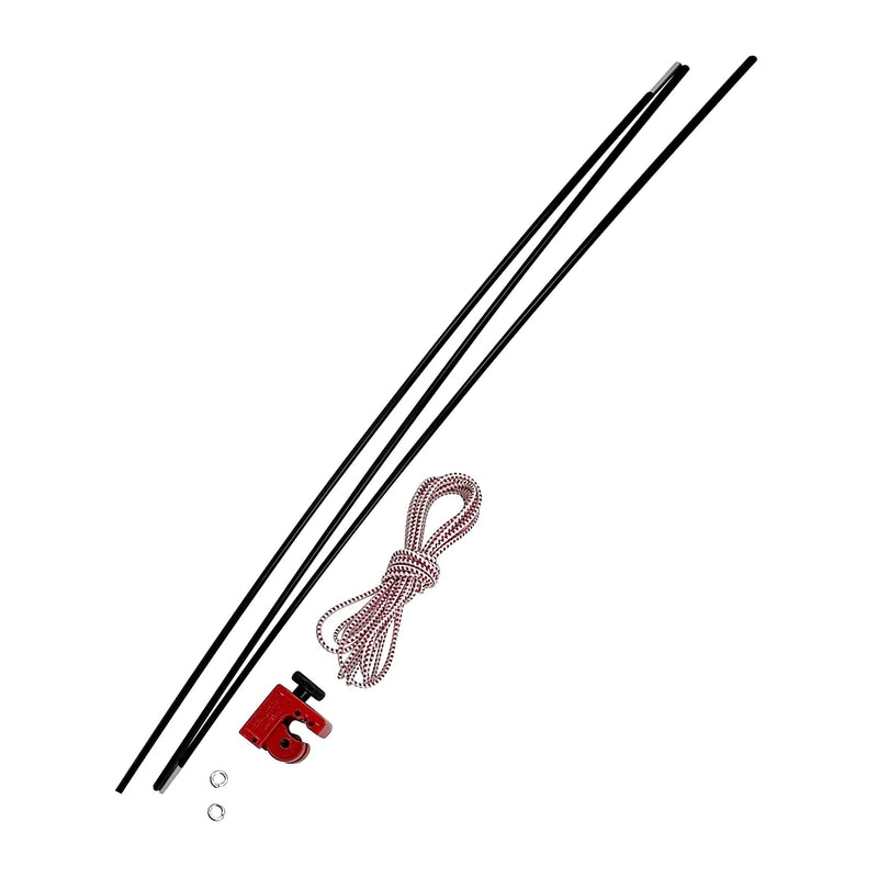 Wildtrak Swag Pole Repair Kit - Includes Poles, Cutter & 3m Cord (90cm