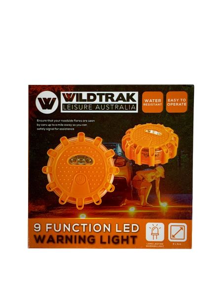 Wildtrak Camping Light with Batteries - Orange & Black
