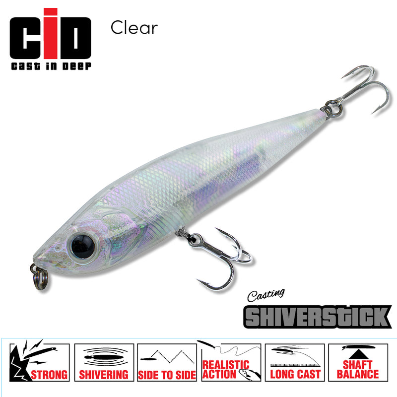 CID Shiverstick Lure 125mm - Clear