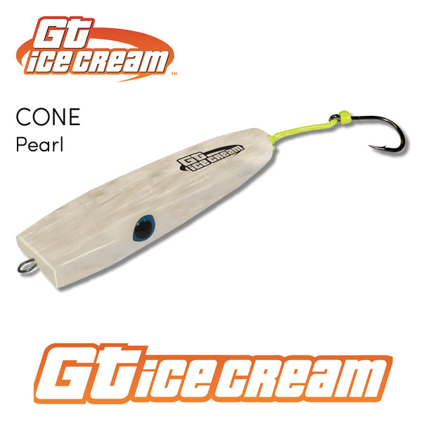 GT Ice Cream Cone Lure - Pearl White (1.5oz)