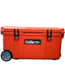 BlackWolf Rolling Cooler (75L) - True Red