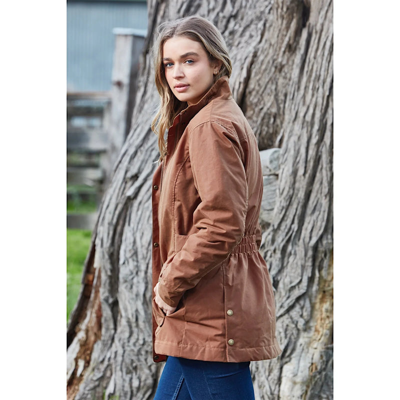 Burke & Wills Womens Darling Jacket - Dark Camel