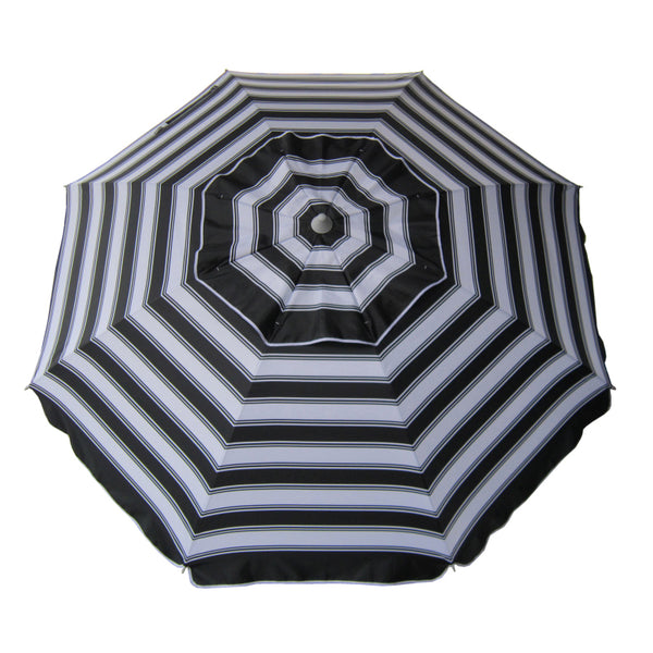 Beachkit Daytripper Umbrella (210cm) - Black/White