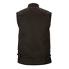 Burke & Wills Mens Derwent Oilskin Vest (Medium) - Brown