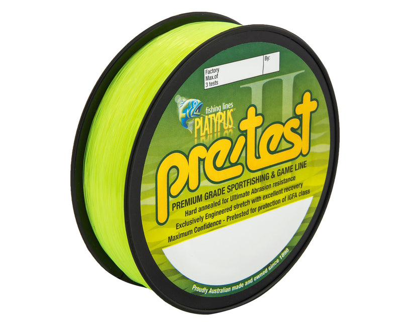 Platypus Pretest Line 8kg 500m - Yellow