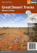 Hema Maps Great Desert Tracks - Western Sheet (8th Edition)