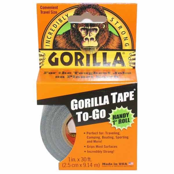 Gorilla Cloth Tape Black 9m