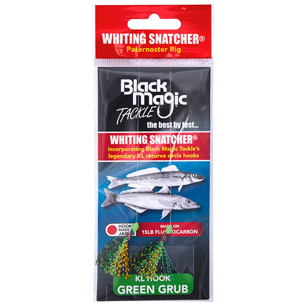 Black Magic Snatcher Whiting Green Grub