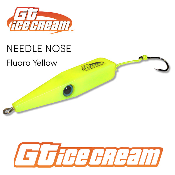 GT Ice Cream Lure 1.5oz Fluoro Yellow