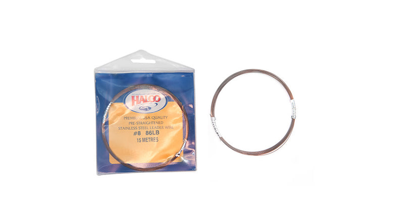 Halco Stainless Steel Single Strand Wire 86lb 15m