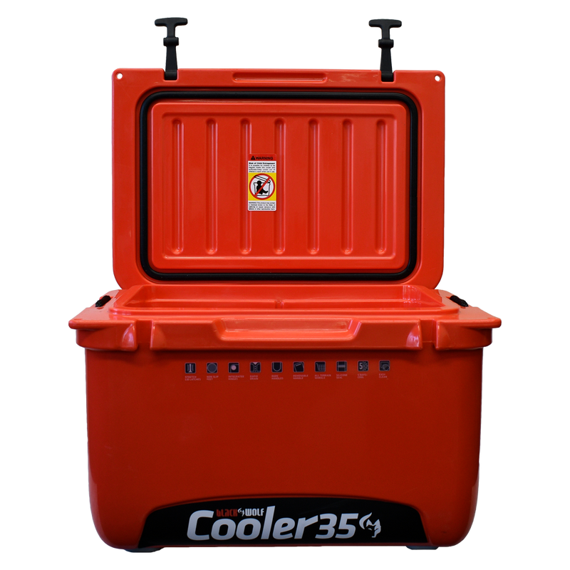 BlackWolf Hardside Cooler (35L) - True Red