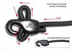 Hobie Shock Cord Hook 1/4"