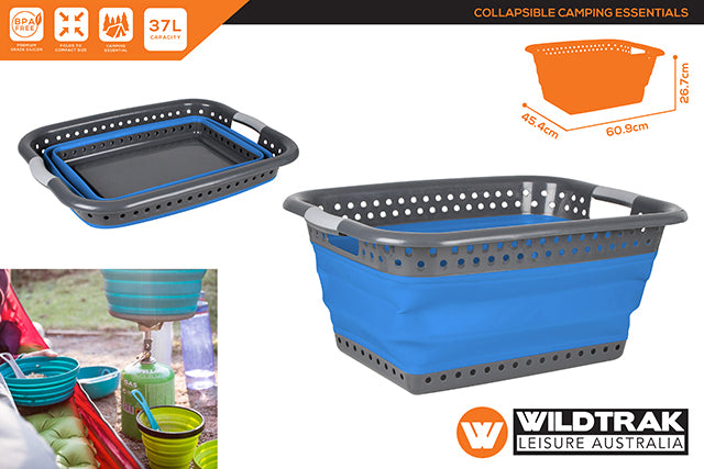 Wildtrak Expanda Collapsible Laundry Basket (37 Litres)