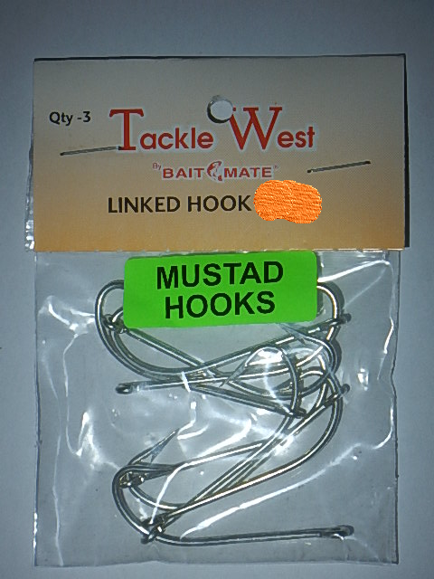 Tackle West Linked Hooks Size 3 3pce