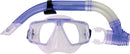 Mirage Adult Cruise Silicone Mask & Snorkel Set - Dark Blue