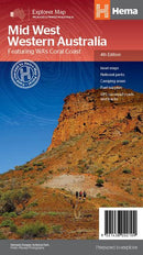 Hema Maps Mid West Western Australia Map (4th Edition)