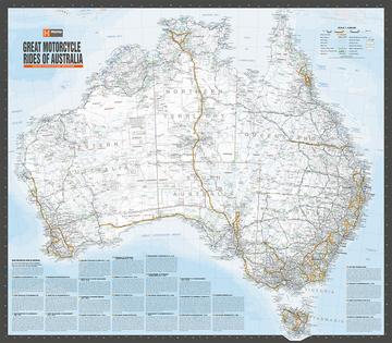 Hema Australia Motorcycle Atlas With 200 Top Rides