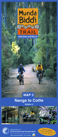Munda Biddi Trail Map 3 - Nanga to Collie