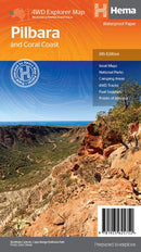 Hema Maps Pilbara & Coral Coast Map (9th Edition)