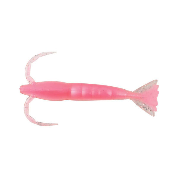 Berkley Powerbait Nemesis Shrimp Lure 3inch Pink Glitter