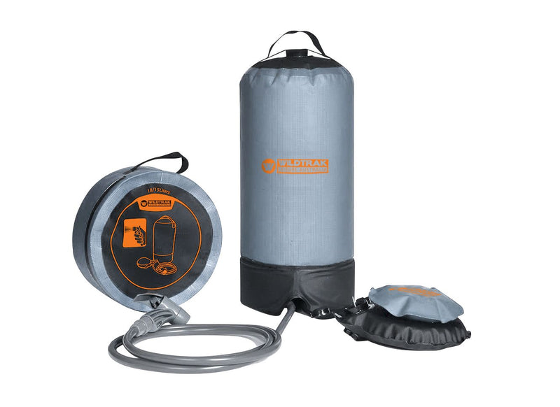 Wildtrak H/D 15L Portable Shower Bag with Foot Pump