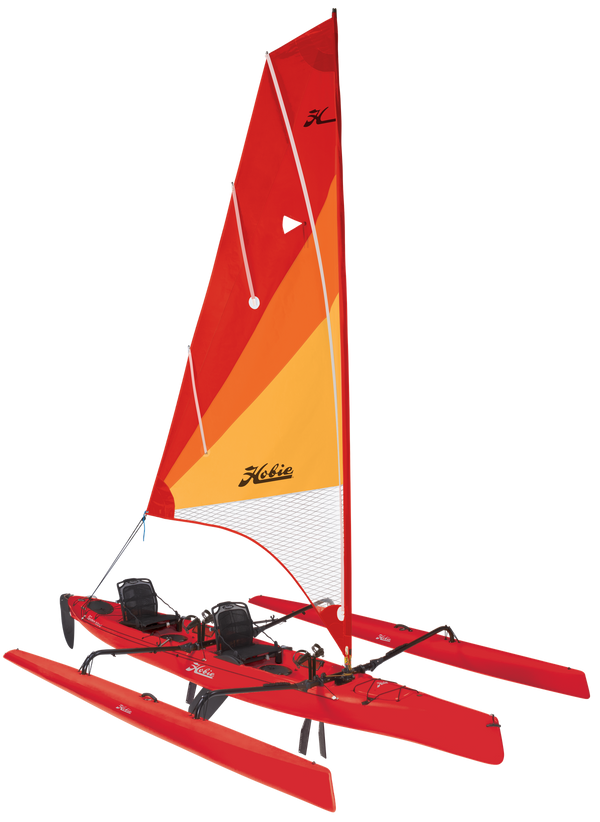 Hobie Mirage Tandem Island Kayak - Red Hibiscus