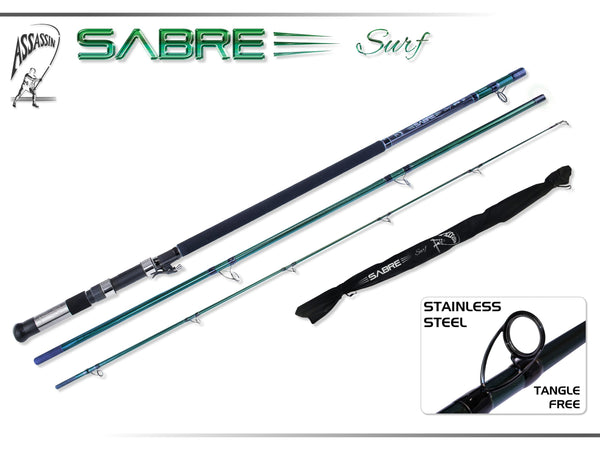 Assassin Sabre Surf Rod 13ft 3pce Overhead Cast ASB13SB3C