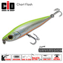 CID Shiverstick Lure 125mm - Chart Flash