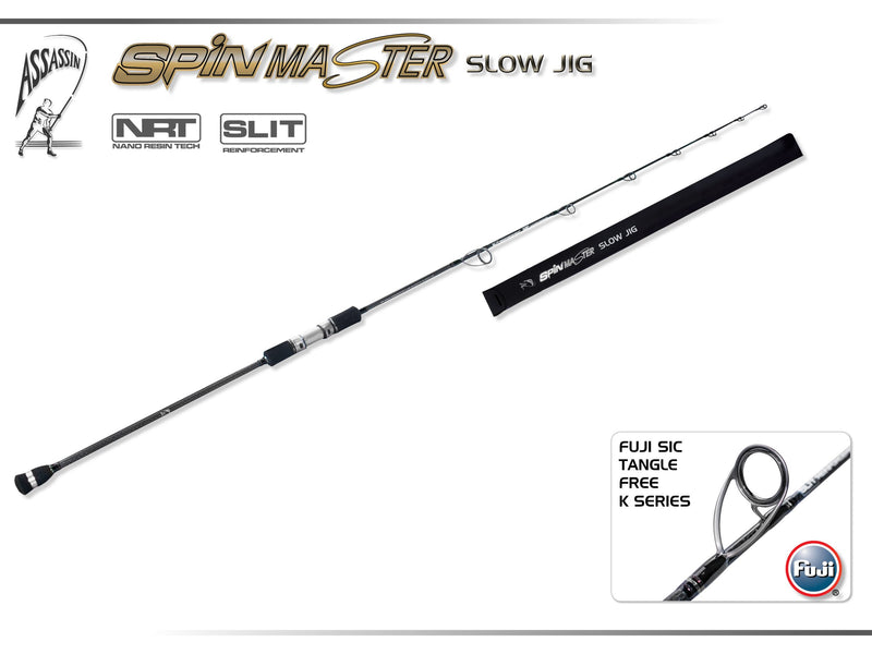 Assassin Spinmaster Slow Jig Rod 6'1 Medium Heavy Spin