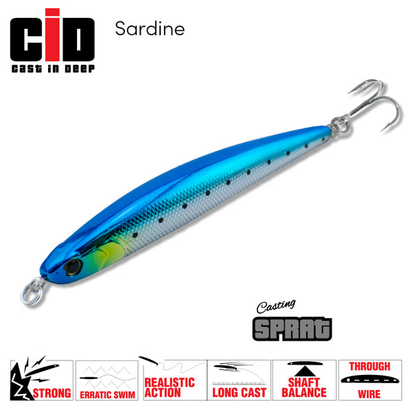 CID Sprat Lure 80mm Sardine
