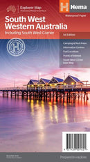 Hema Maps South West Western Australia Map (1st Edition)